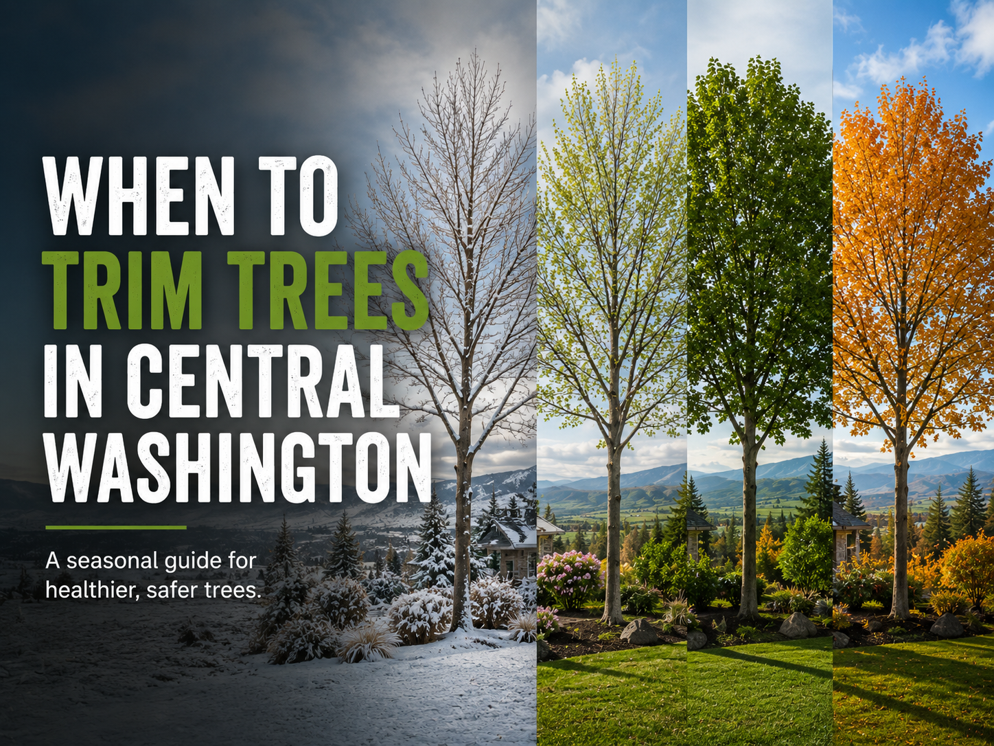 When to Trim Trees in Central Washington: A Seasonal Guide
