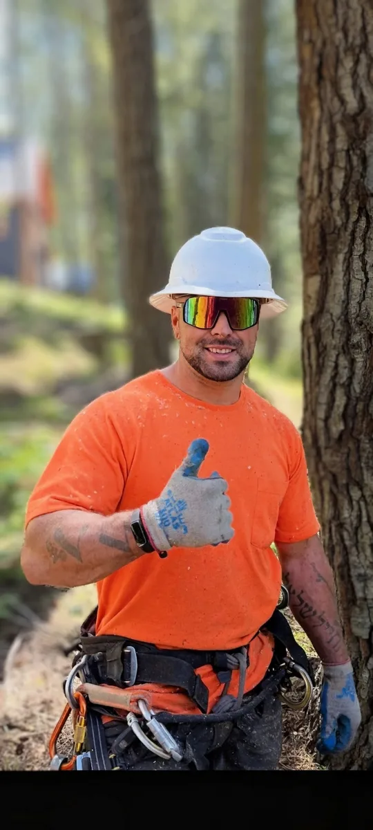 Brandon on the job — Rocky Peak Tree Service